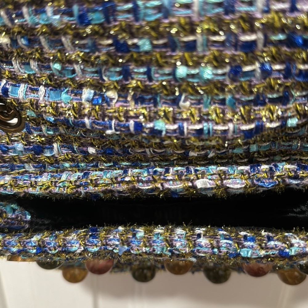 Kurt Geiger London tweed crossbody bag - Picture 7 of 8